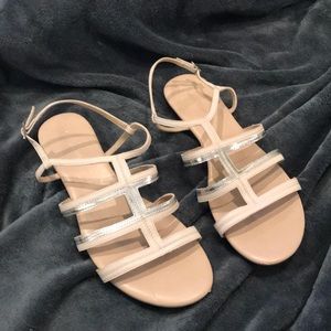 NEW Calvin Klein Strappy Flat Sandals